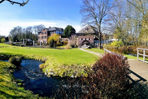 Mühle und Stadttor in Brüggen